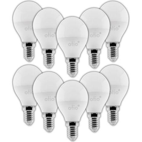 10 ampoules connectées WIFI LED Globe E14 5,5W - Otio