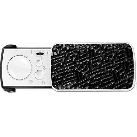 Loupe de poche avec lumière LED, grossissement 30x, 60x, 90x, petite loupe sur pied pour bijoux, pierres, timbres (1/5)
