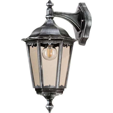 Luminaire extérieur LCD Made aluminium noir L 22 cm E27 réf. 1111 (1/3)