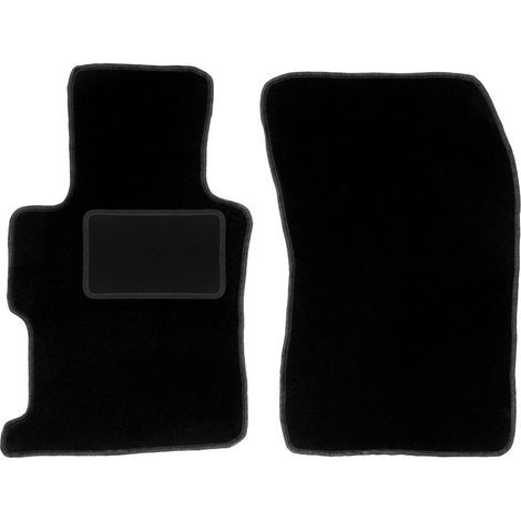 Alfombrillas delanteras negras para Honda Civic IX sedán (2011-2016)