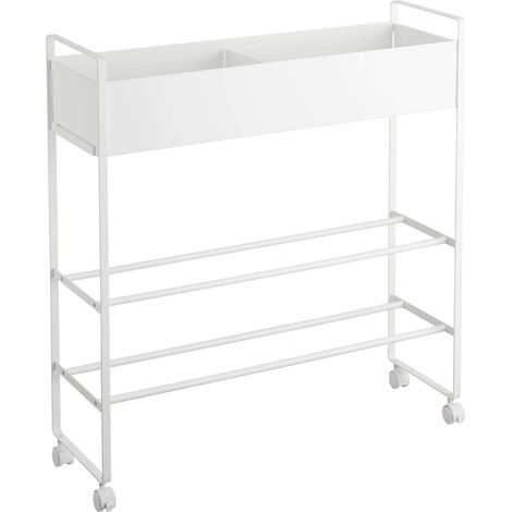 Etagère à chaussures en métal avec roulettes Tower (1/4)