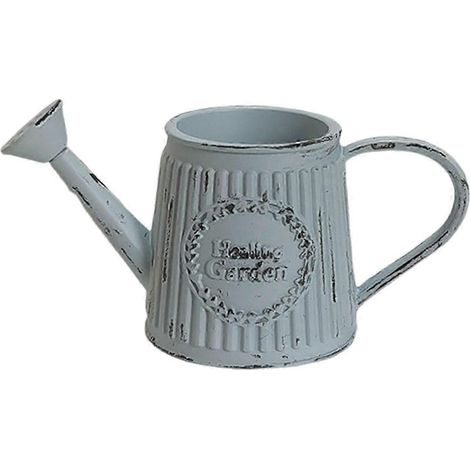 Mini arrosoir en métal, pot d'arrosage miniature, outil de jardinage pour maison de poupée, jouet d'arrosage simulé-D (1/5)