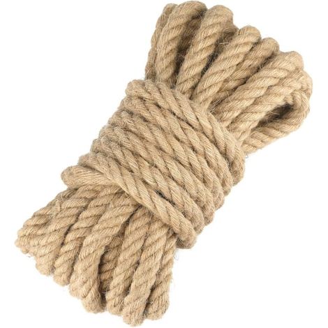 Packungen Juteseil, Hanfseil, 1,5 mm dick, 120 m lang, für Heimwerkerprojekte (1/4)