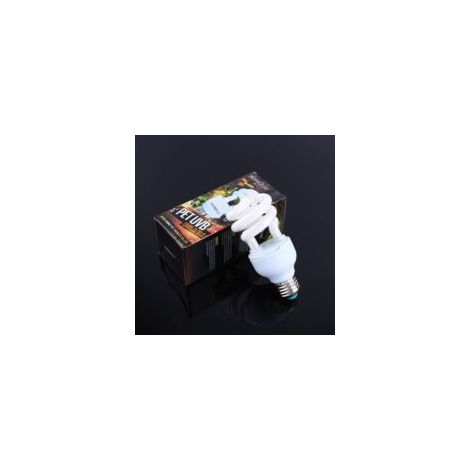 Eosnow,13W UVB 5.0 E27 Base conomie d'énergie Tortue Serpent Reptile Ampoule Lampe UV HG (1/5)