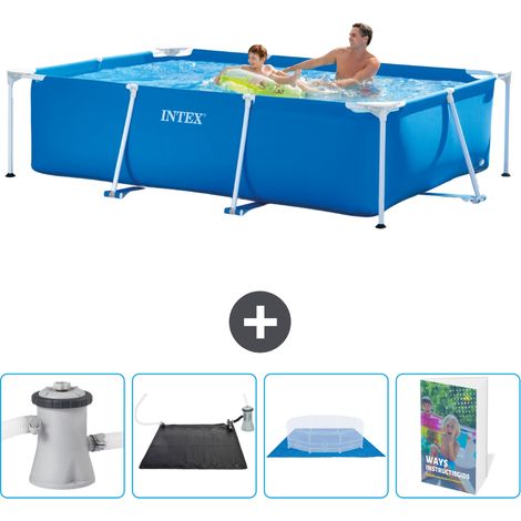 Intex Piscine Tubulaire Rectangulaire - 260x160x65 cm - 5-pièces SCB126 (1/5)