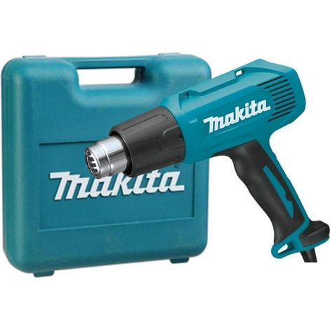 Makita – Décapeur thermique 1600 W – Débit 500 l/min – Température 500 °C – 2 vitesses – Coffret synthétique inclus