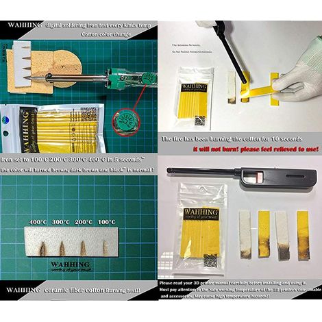 10 Pièces Accessoires Imprimante 3D, Isolation en Coton pour Bloc Chauffant de 2mm, Buse de Hot End (1/4)