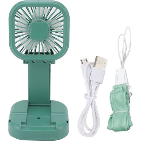 1 Ventilateur, 3 vitesses, moteur sans balais, pliable, USB, pour maison, voyage (1/5)