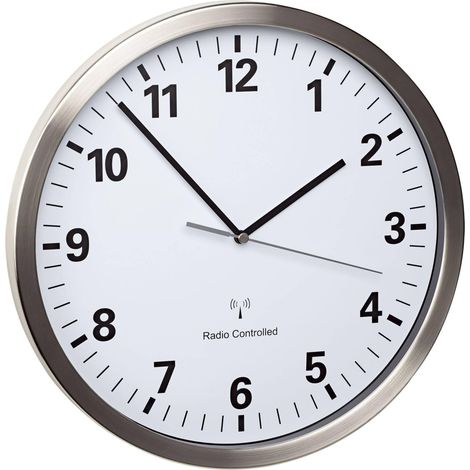 TFA-Dostmann 60.3523.02 Reloj de pared plata blanco