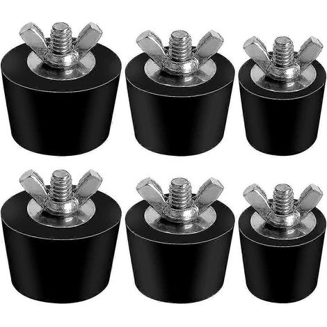 Trois tailles de bouchons antigel pour l'hivernage des piscines, adaptés aux trous de filtration et aux skimmers de surface - dwdz (1/5)