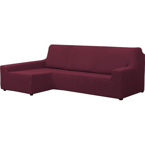 Housse Chaise Long Aubergine (1/4)