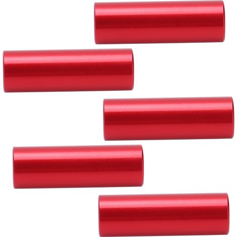 Bouchon de fin de câble dérailleur vélo en aluminium, compatible 4mm, accessoire vélo rouge (1/5)