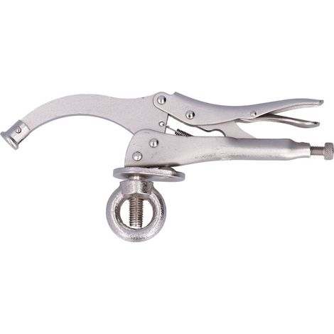 Special type clamp, locking clamp, bench drill clamp, woodworking clamp, holding clamp, hand tool, 9in (1/5)
