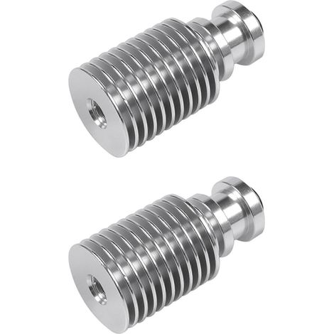 2x Upgrade-Kühlkörper-Extruder-Radiator für Mk3 Hotend Remote 1,75 mm Direct & Bowden mit Spannzangenclip für Prusa I3 Mk3()