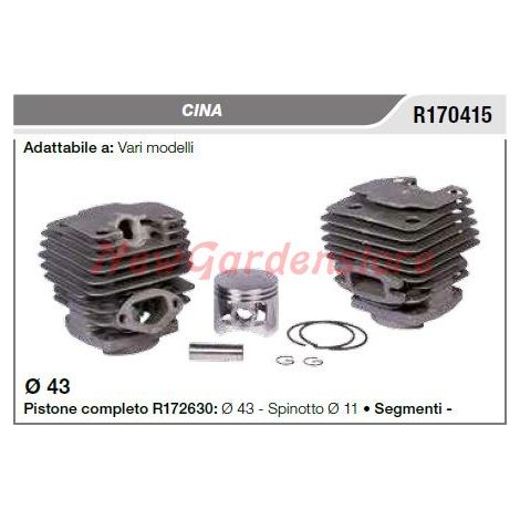 Pistone cilindro CINA vari modelli R170415