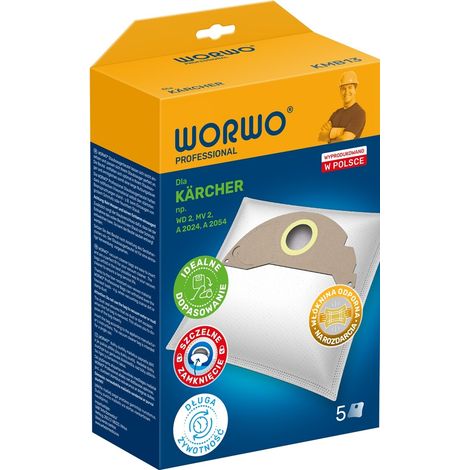 Bolsas Worwo Karcher 6904322 KMB13 PRO /KPL5 (5901362005779) (1/3)
