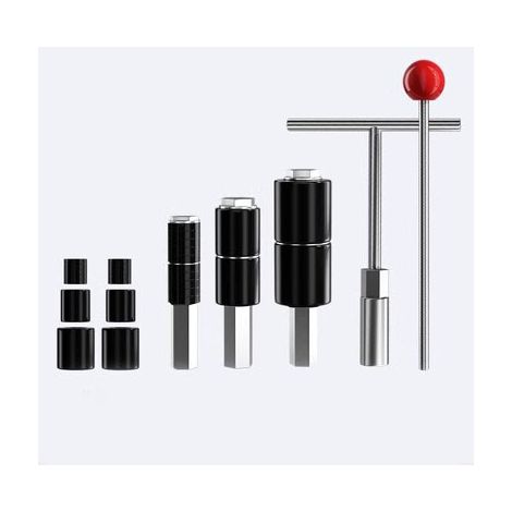 Tapón de conexión de línea de agua, herramienta de taponamiento, tapón de tubería PPR con presión de fusión de agua, 4 puntas + 6 puntas + 1 pulgada + llave + aguja