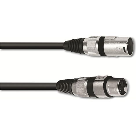 OMNITRONIC XLR-Kabel 3-polig, 10 m, schwarz