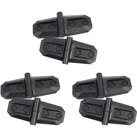 Ensemble de 6 pièces comprenant des caches pour charnières de portières et des garnitures pour charnières de capot pour Jimny 2019 et 2020 (1/3)