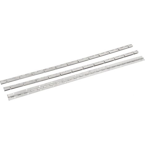 3Stk 600mmx25mmx1mm Rostfreier Stahl Schraube faltbar kontinuierliche Scharniere DE de (1/3)