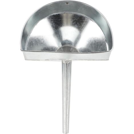 Entonnoir à Huile pour Automobiles et Motos en Fer Argenté Filtre Inox, Design à Long Bec pour Remplissage Facile Fuite (1/5)