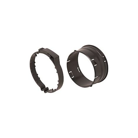 Aldes – Collier raccord VMC D.125mm Easyclip – Plastique noir – Installation rapide et étanche – Compatible VMC résidentielle – 11033010