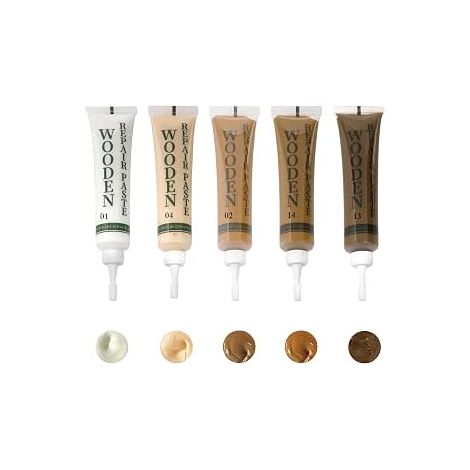 Laminate Parquet Repair Kit for Furniture Wood Light Oak Stripes (1/5)