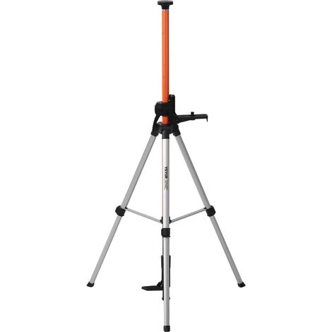 Trépied laser réglable 1040 à 3400 mm avec filetage 10,2 cm-20 et 20,3 cm-11, idéal pour nivellement précis. (1/5)