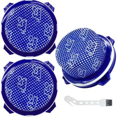 Lot de 3 filtres lavables pour aspirateur Jet 70, 70+, 75, 75+, 90, 60 et VS9000RL (1/4)