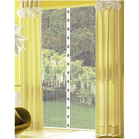 Zanzariera In Poliestere Per Porte Con Magneti Cm 130 X 230 - Col. Nero
