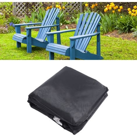 Wasserdichte Gartenstuhlhülle aus 210D Oxford-Gewebe mit Kordelzug und Schnalle, Aufbewahrungstasche für Gartenstühle (1/5)