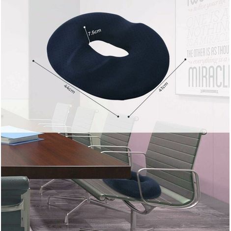 Bords de siège, coussins orthopédiques pour le coccyx et les parties génitales, coussins de chaise en mousse à mémoire de forme anti-escarres pour canapés de voiture, bureaux et fauteuils roulants (1/3)