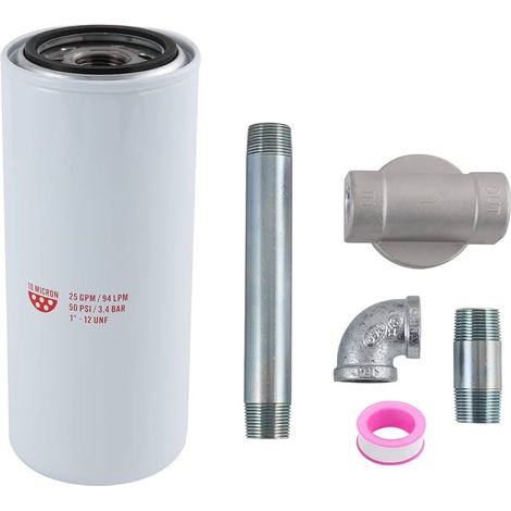 Le filtre à carburant à visser 1200KTF7018 convient aux pompes de transfert FR112, FR1210G et FR610G. (1/4)