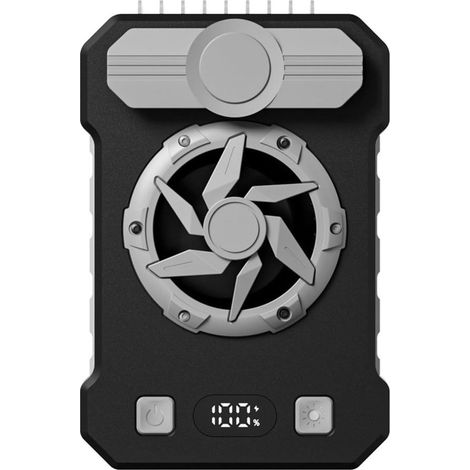 Ventilador portátil 3 en 1,ventilador de cinturón,ventilador personal de cuello,25 horas de funcionamiento,alimentación eléctrica,negro,8359122MM (1/2)