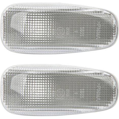 Lot de 2 feux de position latéraux blancs (référence 2108200921) pour Mercedes-Benz Vaneo W414 (2002-2005).
