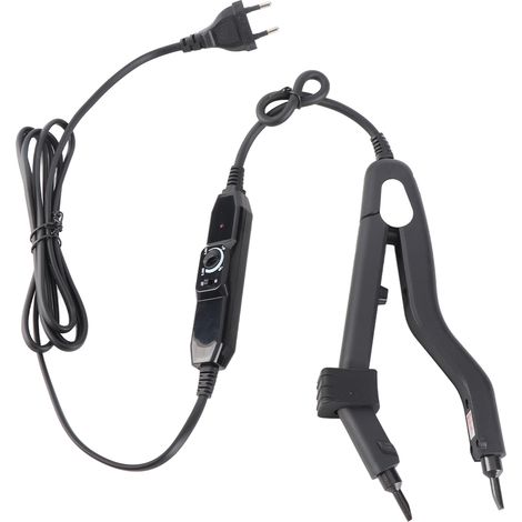 GARRYFIZH Outil de connexion d'extensions de cheveux, fer intelligent portable réglable en température pour usage domestique (1/5)