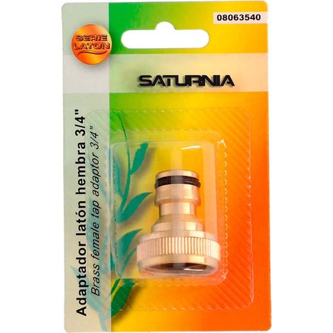 SATURNIA Adattatore in ottone per tubi flessibili 3/4 femmina