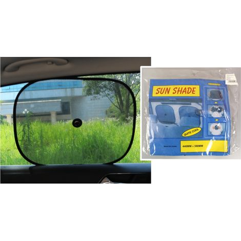 Parasole per finestrini auto con ventose 44x36 cm 2 pezzi - Protezione UV