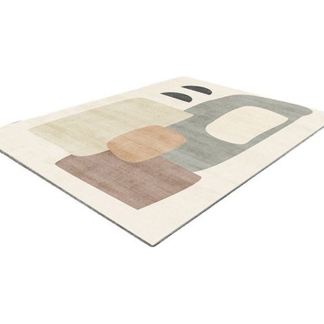Tapis de sol confortable, lavable, antidérapant, pour chambre, entrée ou salon, type 1, 80 x 120 cm / 31,5 x 47,2 pouces (1/5)