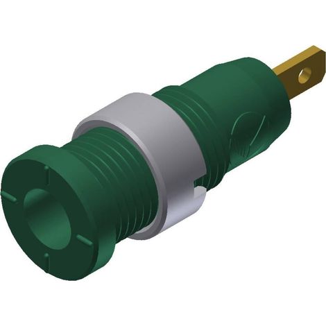 SKS Hirschmann MSEB 2610 F 2,8 Au terminal banana verde