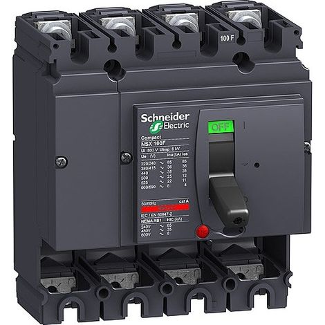 Nsx100H 4P Sans Déclencheur Disjoncteur Compact LV429009