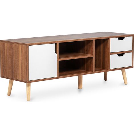 Wooden TV Stand - Scandinavian Design - Lubi Natural wood