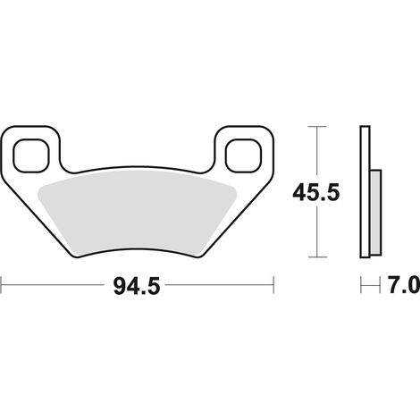 Pastillas de freno TRW ZF KH395 sinterizadas para todoterreno Arctic Cat ATV 300 10-, TRV 450 11-, TBX / TRV 500 05-, Prowler 700 08-, TRV 1000 09-, delanteras/traseras