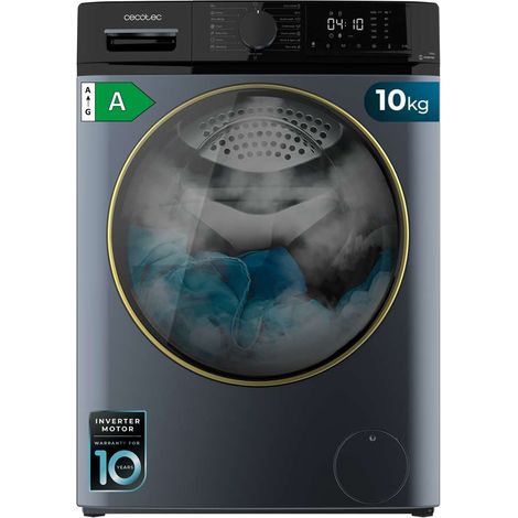 Cecotec Lave-linge à chargement frontal Bolero DressCode 10610 Inverter Ice Blue A (1/5)