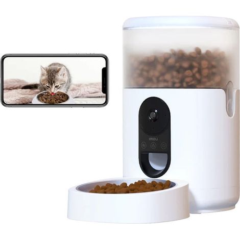 Distributeur automatique de croquettes intelligent pour chat - IMOU (1/2)