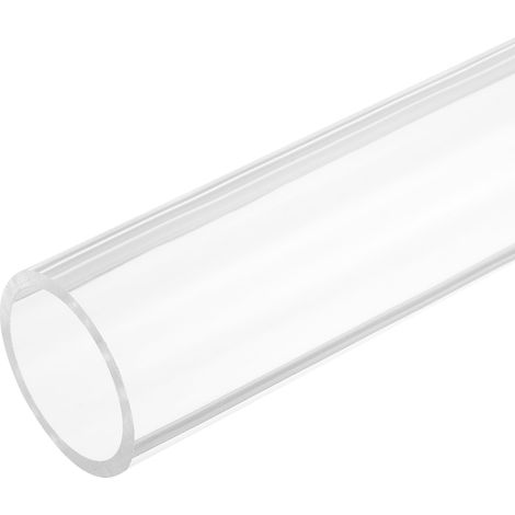 Tube Rond Rigide en Acrylique Transparent 50 mm ID 60mm OD 30.5cm Tuyau Plastique pour Lampes et Lanternes, Système de froid par Eau (1/5)