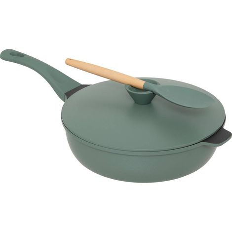 5five Sartén de 28 cm Verde Oliva Fundición de Aluminio (1/5)