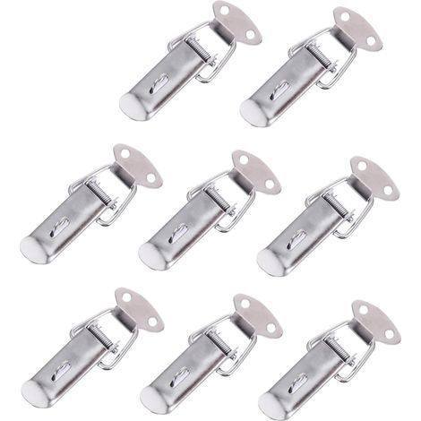 Lot de 8 cadenas de sécurité avec loquet rotatif pour la sécurité du r (1/5)
