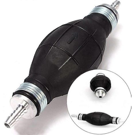Pompe à essence manuelle, pompe à carburant manuelle en caoutchouc et aluminium de 12 mm, accessoire automobile (1/3)