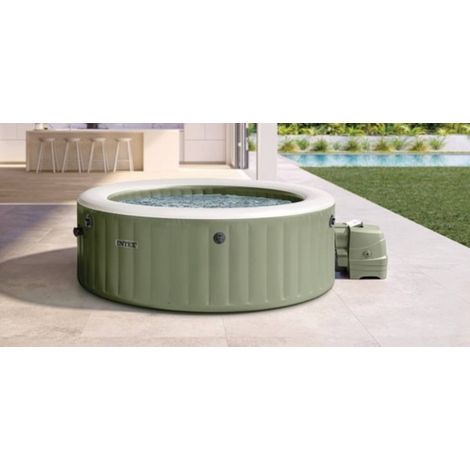 Spa 6p gonf bollicine oliva - Intex